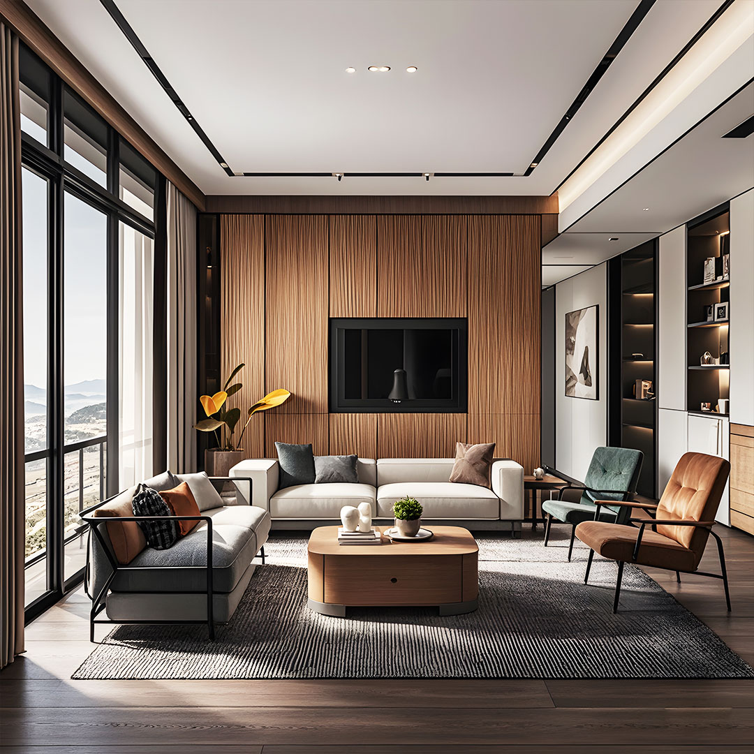 ZS06 Wave Texture Panel - 3D