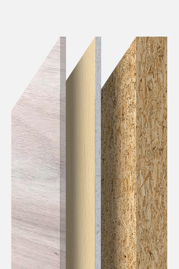 Melaminskiva i läderdesign